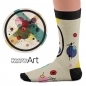 Preview: Socken Kunstwerke - Kandinsky "Kreise in einem Kreis"